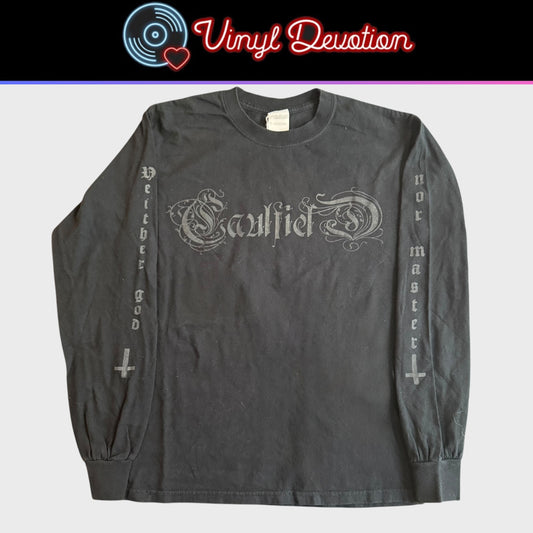 Caulfield Hardcore Band Those Who Would Deny Long Sleeve T-Shirt Size S READ