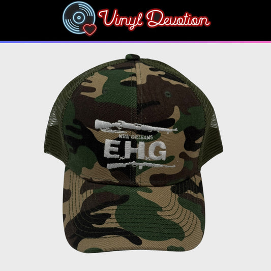EyeHateGod Band Camo Trucker Hat Snapback