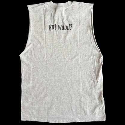 Lumberjack Distribution Cut Sleeves T-Shirt Size M