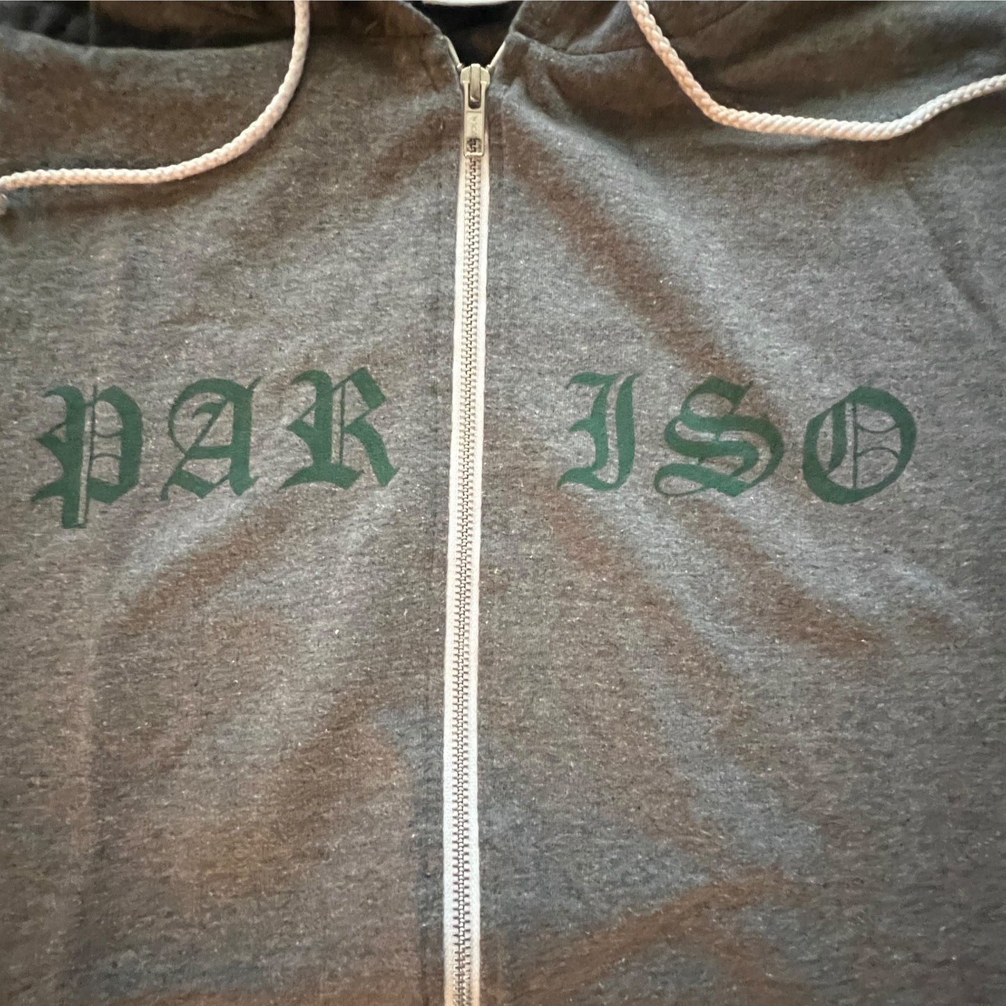 Pariso Hardcore Band The Commitment Lives On Gray Zip Up Hoodie Size XL