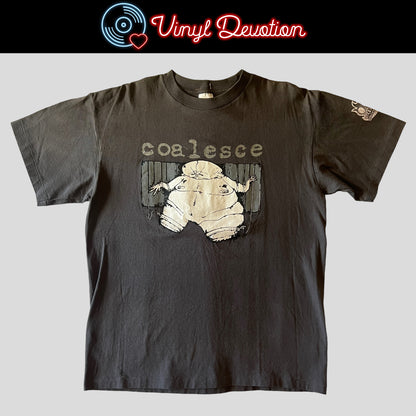 Coalesce Band Vintage Monster Band T-Shirt Size L Single Stitch Edison Recordings