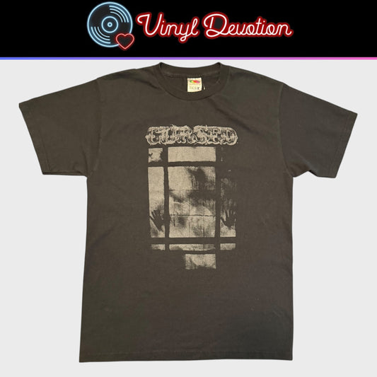 Cursed Hardcore Band Window Vintage T-Shirt Size M