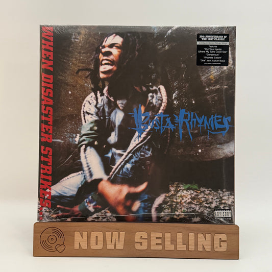 Busta Rhymes - When Disaster Strikes... Vinyl LP Silver 25th Anniversary SEALED