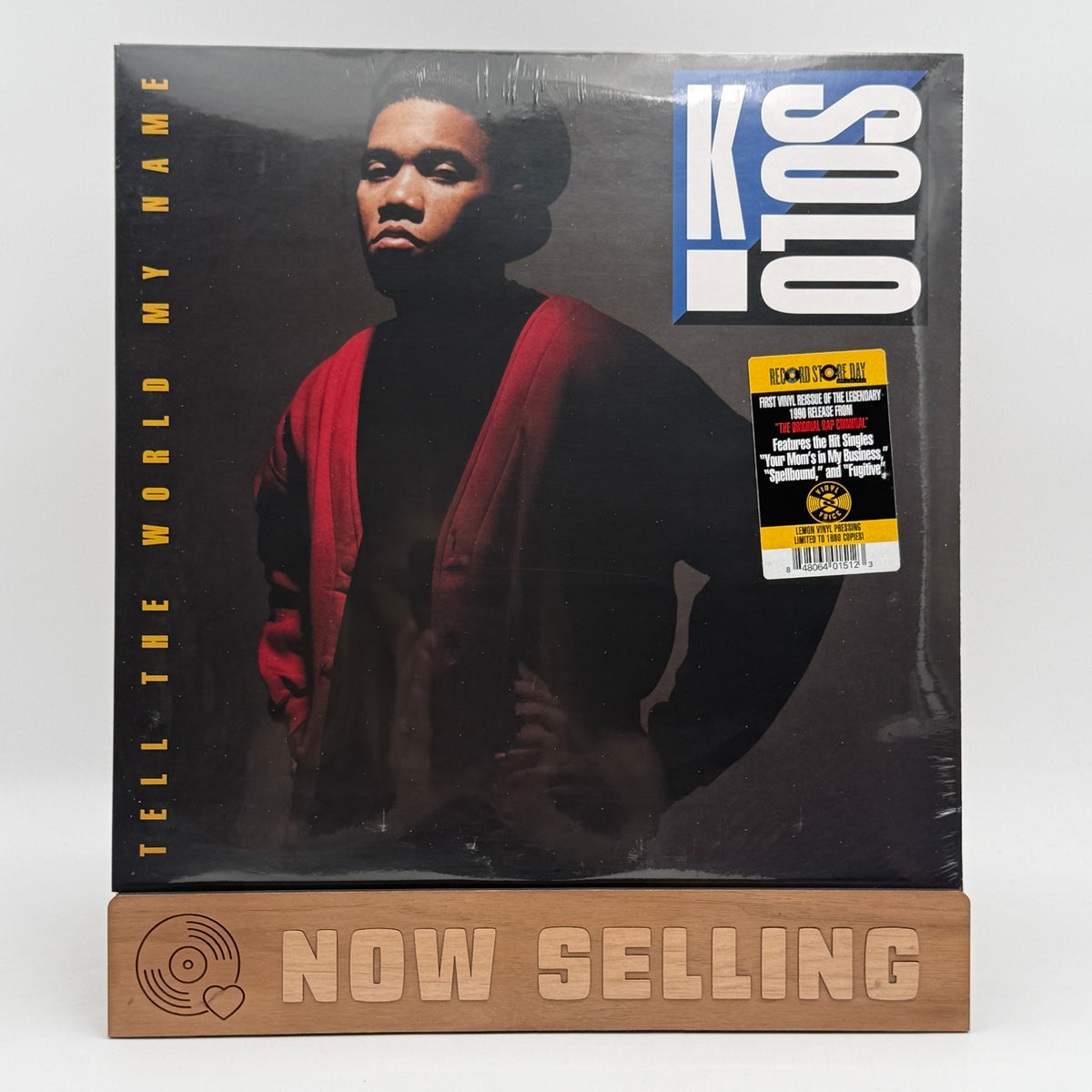 K-Solo - Tell The World My Name Vinyl LP Reissue Lemon Yellow SEALED