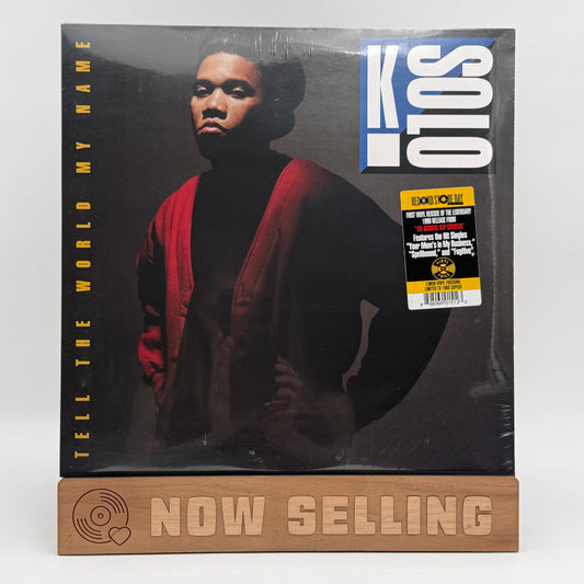 K-Solo - Tell The World My Name Vinyl LP Reissue Lemon Yellow SEALED