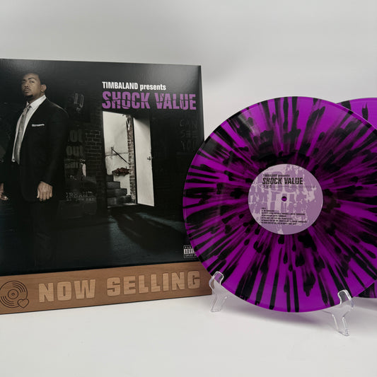 Timbaland - Shock Value Vinyl LP Reissue Purple Black Splatter Numbered IVC