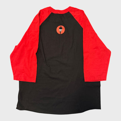 Streetlight Manifesto Band Knight Black / Red Raglan T-Shirt Size L
