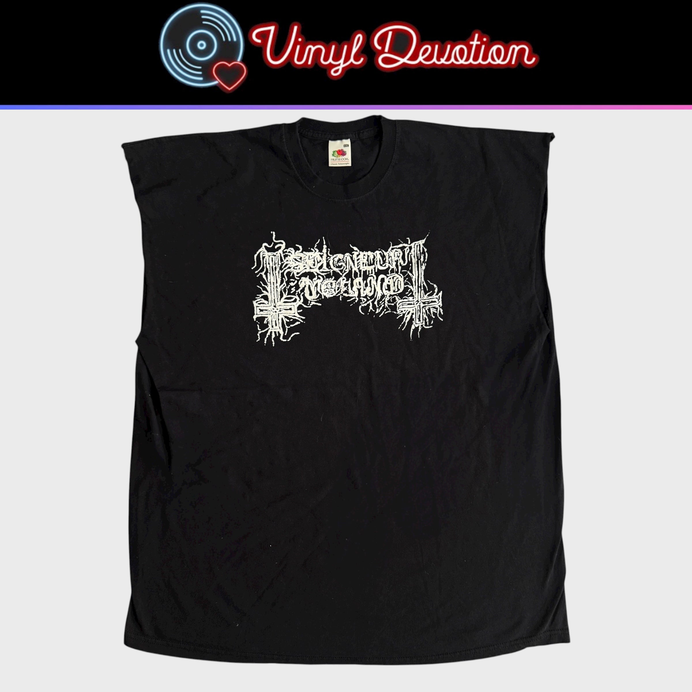 Seigneur Voland ブラックメタル black l Seigneur Voland Black Metal Band Cut Sleeves T-Shirt Size XXL