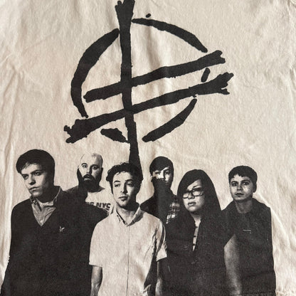 Fucked Up Band Couple Tracks White T-Shirt Size M