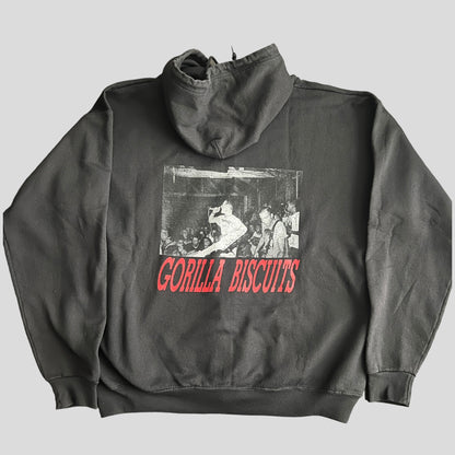 Gorilla Biscuits Band Zip Up Hoodie Size XL
