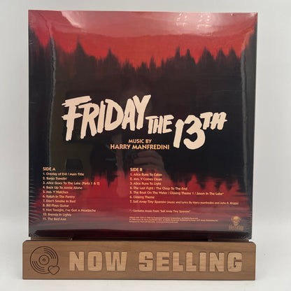 Friday The 13th Soundtrack Vinyl LP Blood Red / Black SEALED Harry Manfredini