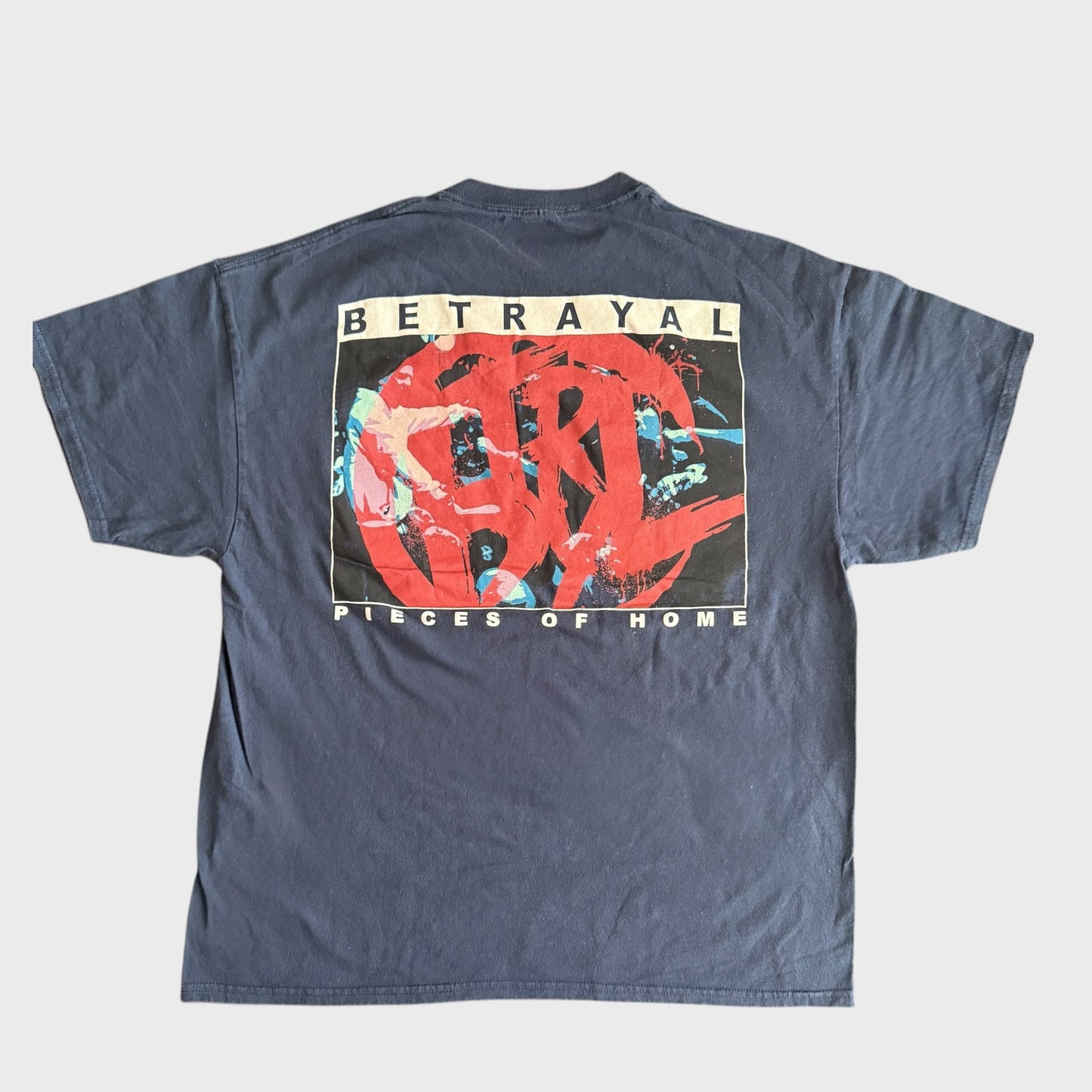 Betrayal Hardcore Band Pieces Of Home T-Shirt Size XL Runaway Kids Twitching Tongues God's Hate