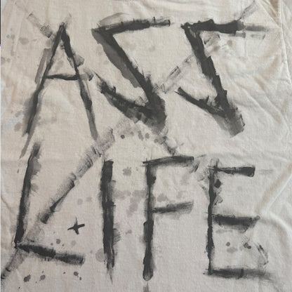 Ass Life Hardcore Band White T-Shirt Size L The Primals Nehemiah