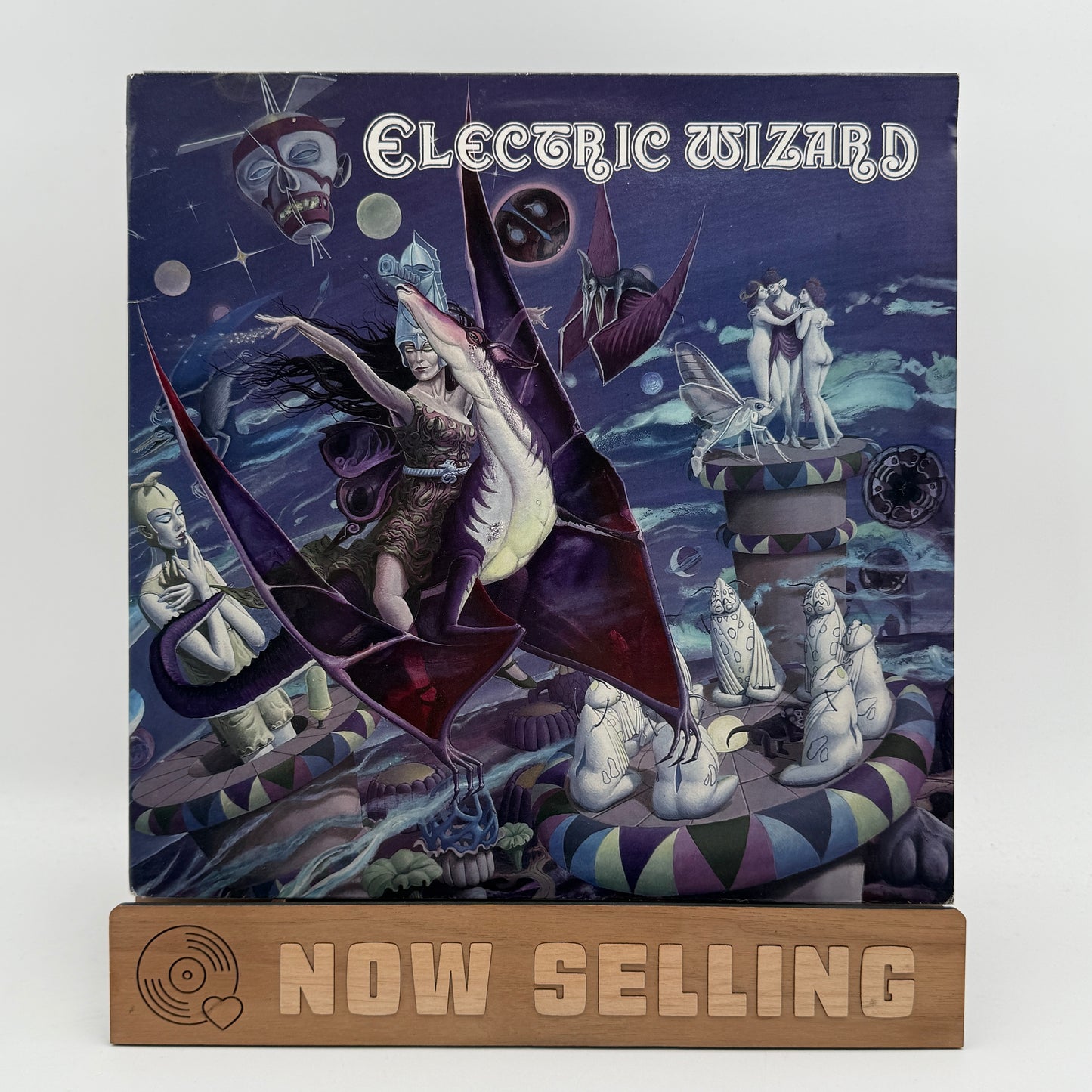 Electric Wizard - Electric Wizard Self Titled Vinyl LP 2006 Blue w/ 7" Doom Chapter VG/VG+