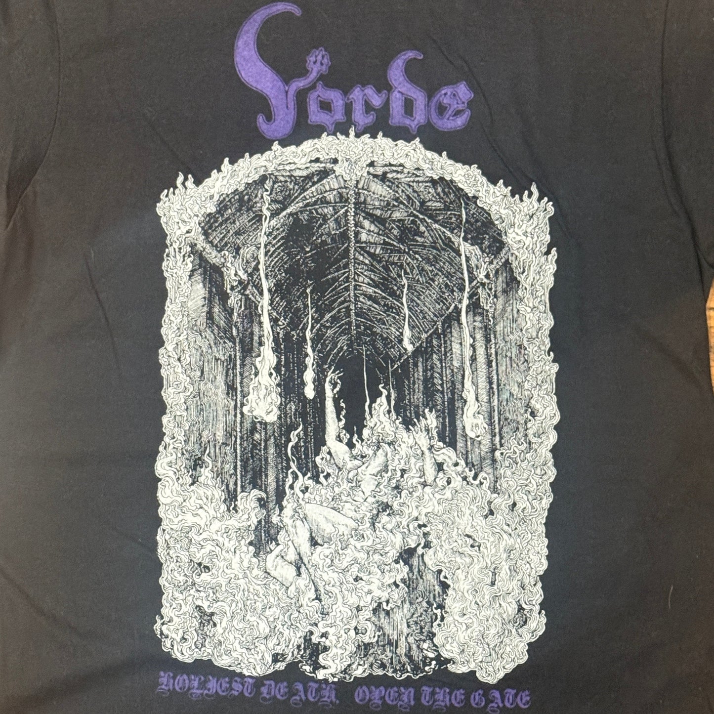 Vorde Band T-Shirt Size Small Black Metal