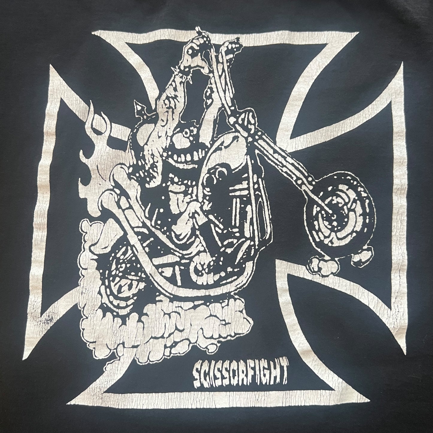 Scissorfight Band Heavy Fucking Rock Long Sleeve T-Shirt Size Large