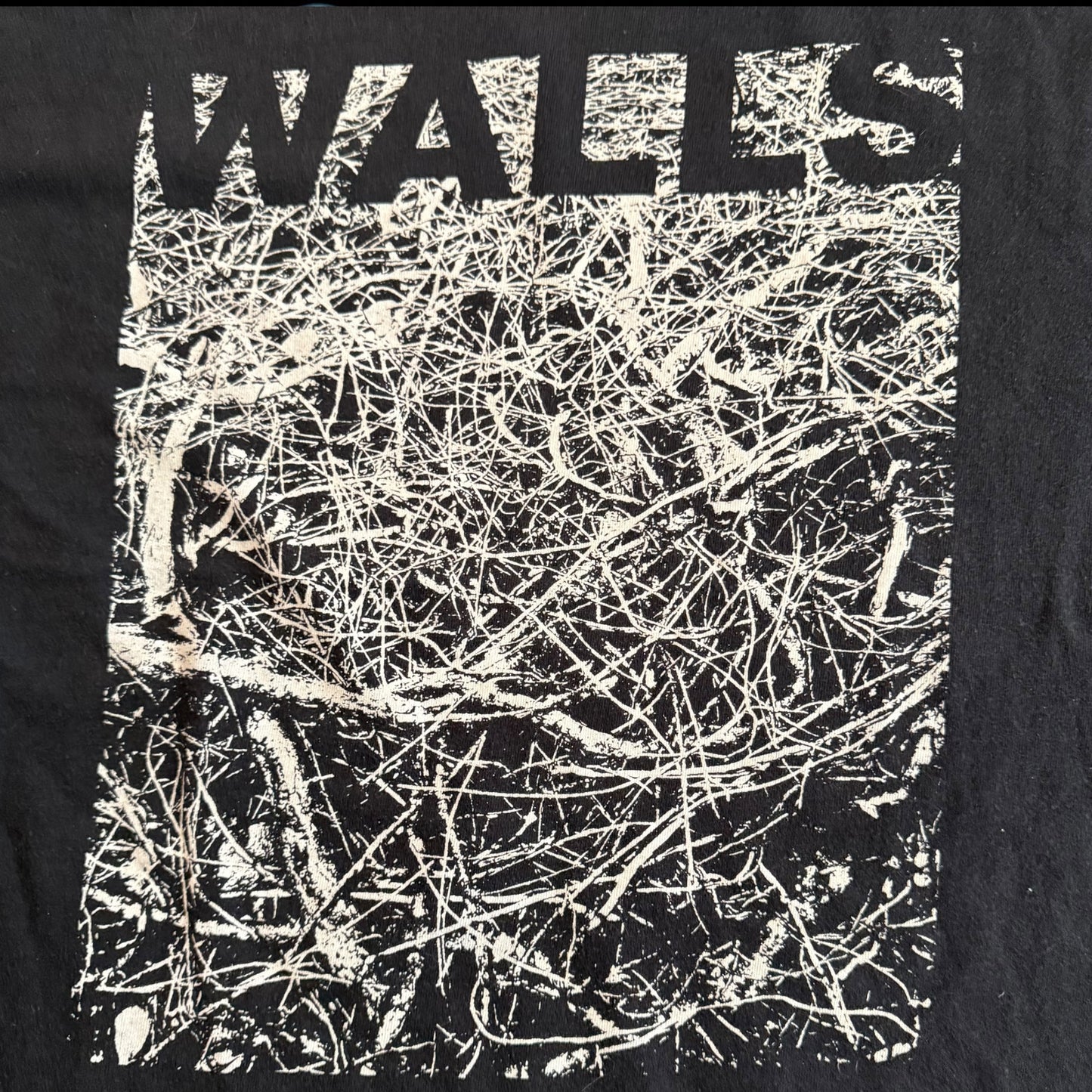 Walls Seattle Hardcore Band Stare At The Walls T-Shirt Size L