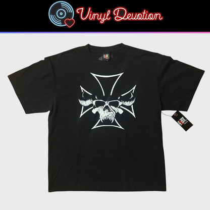 Danzig Band Iron Cross Giant Vintage T-Shirt Size XL Premium Authentic Revival