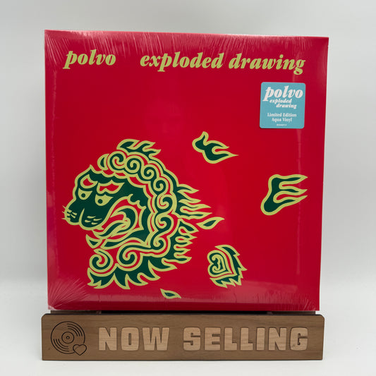 Polvo - Exploded Drawing Vinyl LP Aqua Reissue SEALED