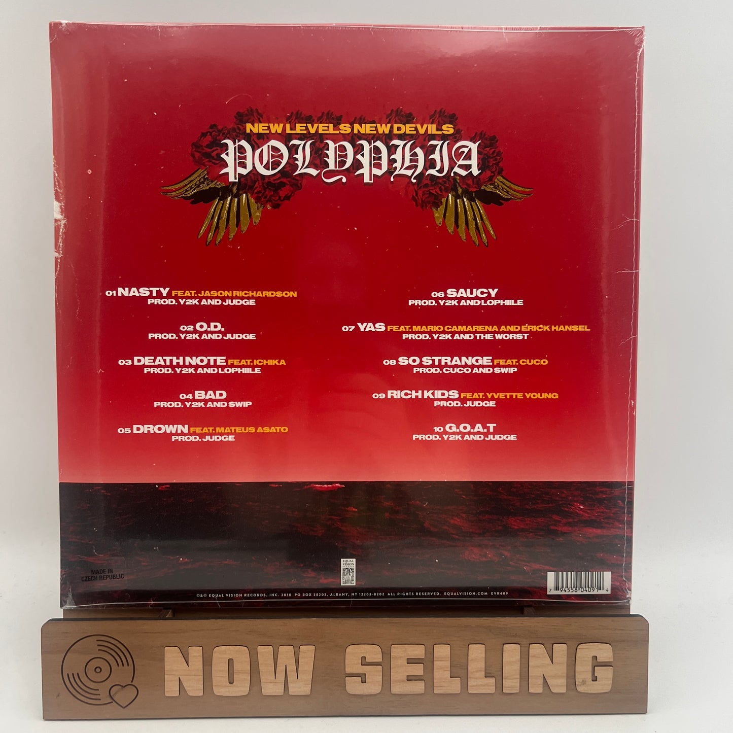 Polyphia - New Levels New Devils Vinyl LP Red w/ White Petal SEALED