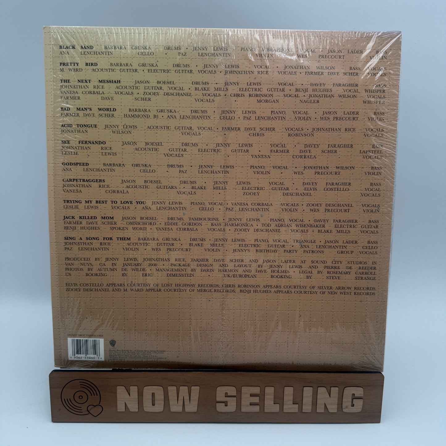 Jenny Lewis - Acid Tongue Vinyl LP Black 1st Press