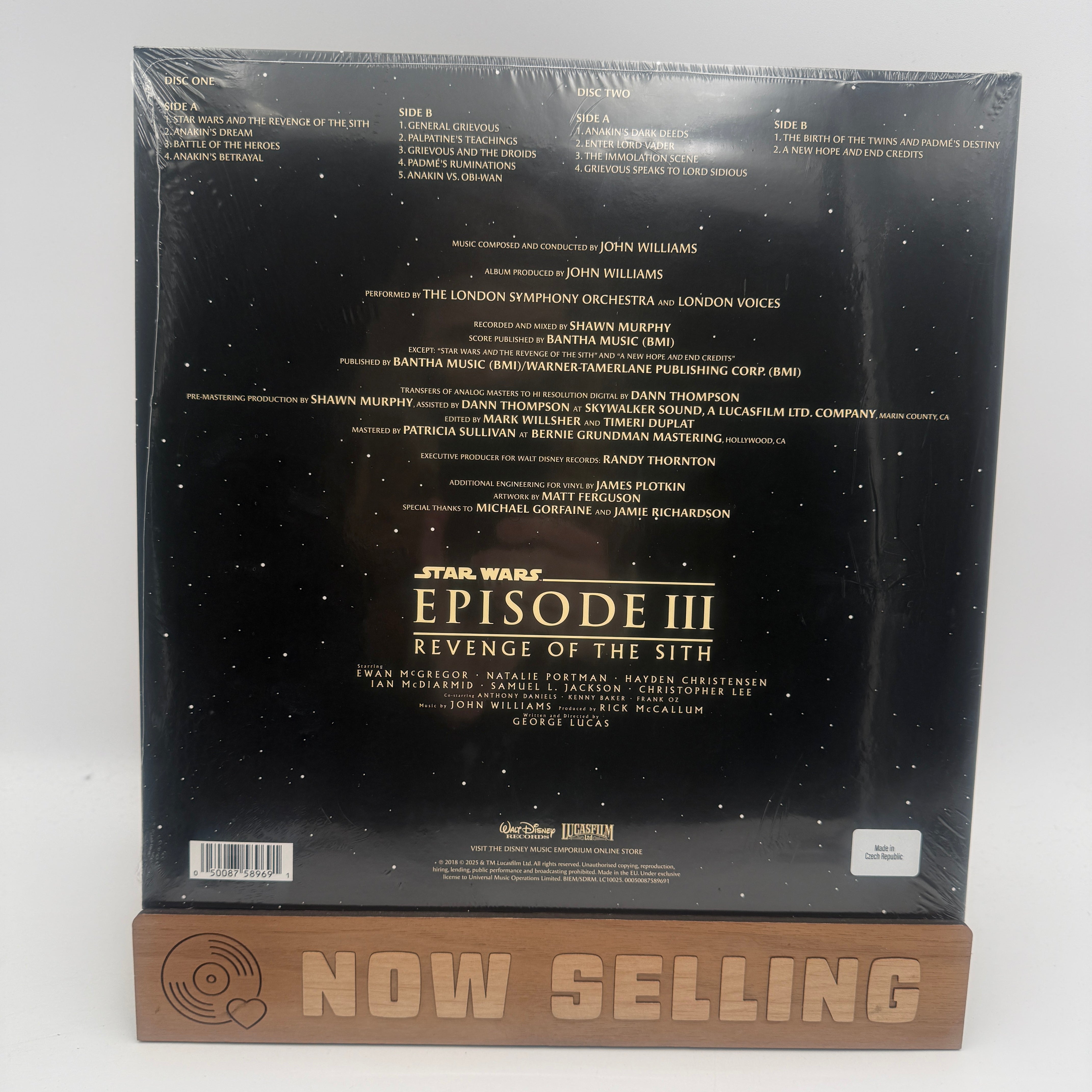 Star Wars Episode III: Revenge Of The Sith Soundtrack Vinyl LP Red