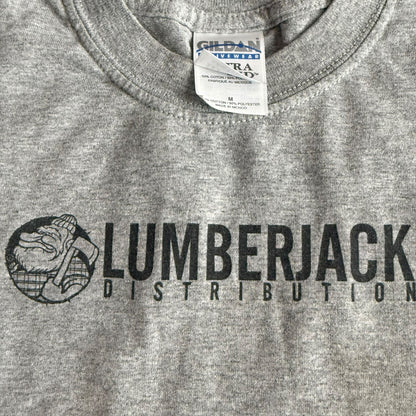 Lumberjack Distribution Cut Sleeves T-Shirt Size M