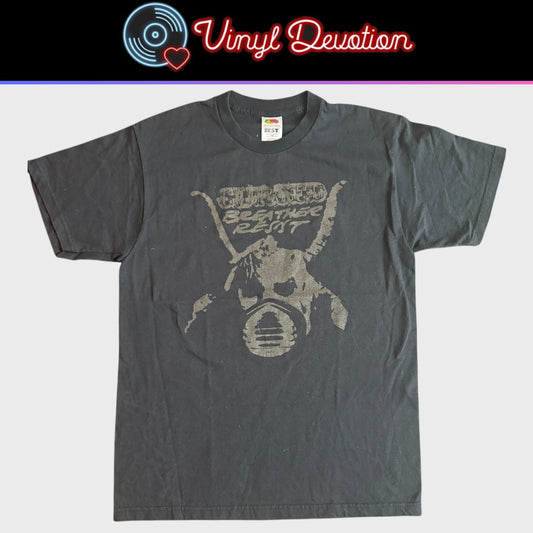 Cursed Band x Breather Resist Tour 2004 Mashup Vintage T-Shirt Size M