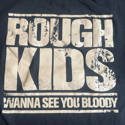 Rough Kids Band Wanna See You Bloody T-Shirt Size S Punk Kent State