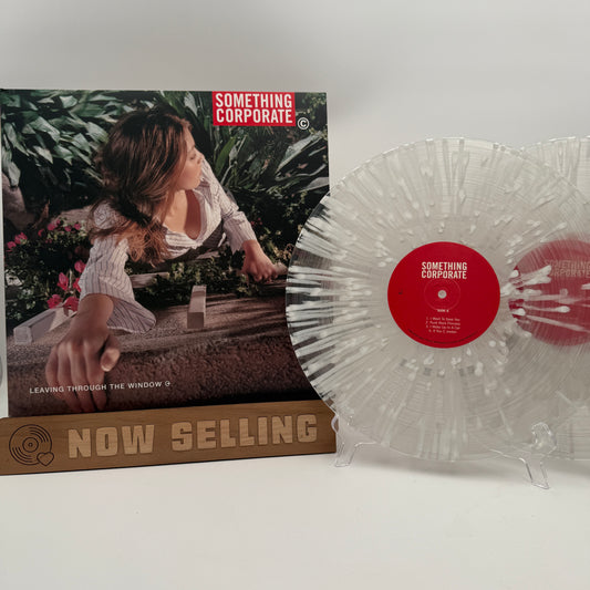 Something Corporate - Leaving Through The Window Vinyl LP Reissue Clear w/ Splatter