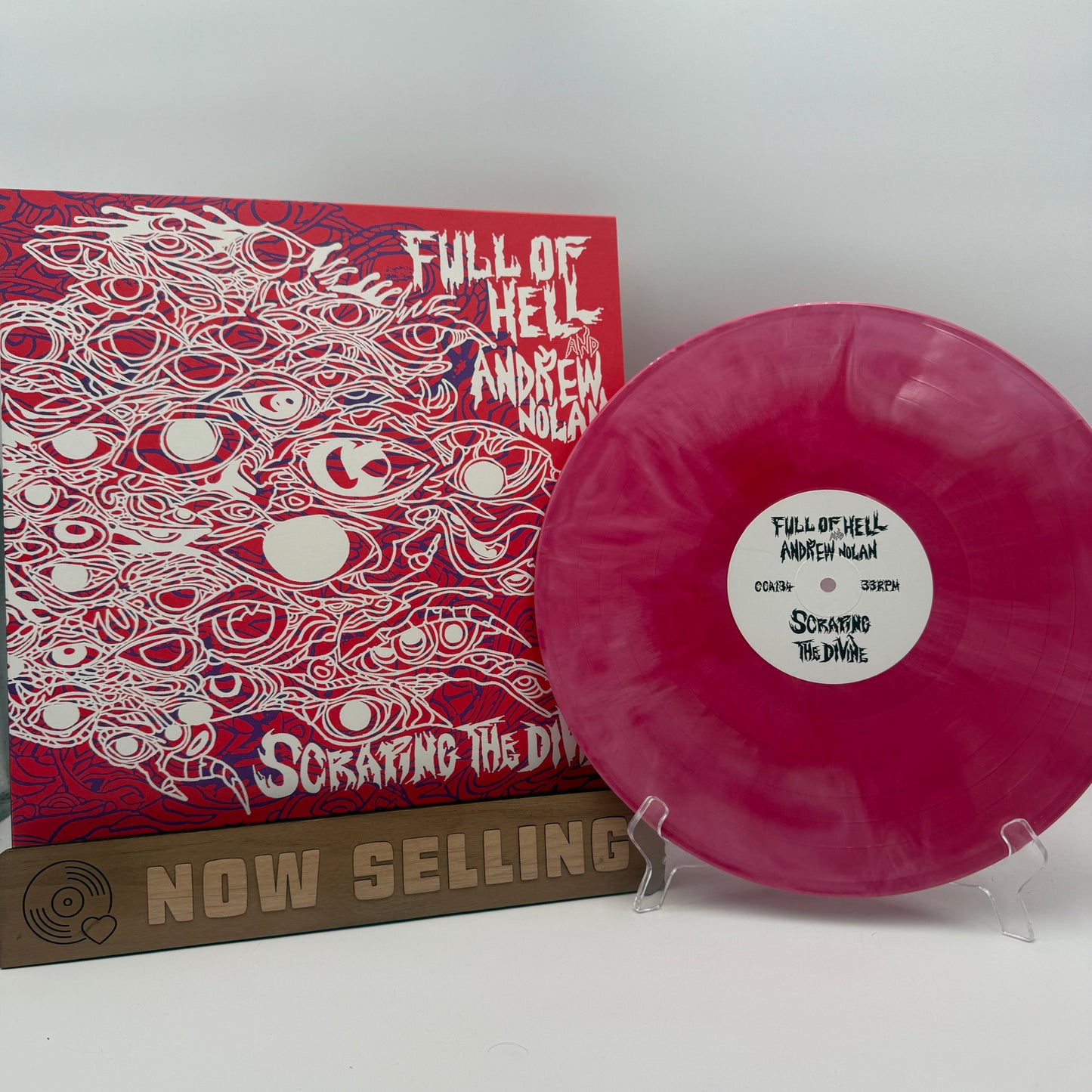 Full Of Hell & Andrew Nolan - Scraping The Divine Vinyl LP Red Edition