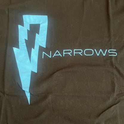 Narrows Band Blue Lightning Bolt T-Shirt Size L Botch