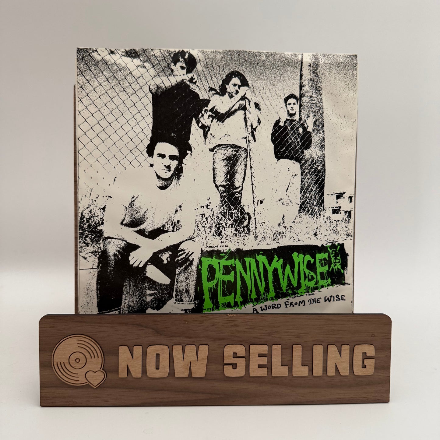 Pennywise - A Word From The Wise Vinyl 7" Original 1st Press Green & White Cover