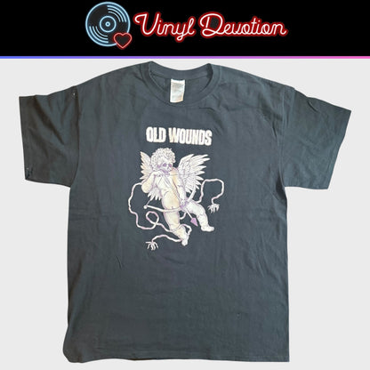 Old Wounds Band Cherub Of Death T-Shirt Size L Sex Cross