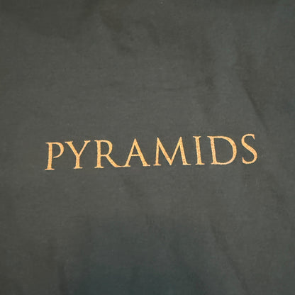 Pyramids Band Self Titled Blue Vintage T-Shirt Size L Split Cranium RX Bandits Mamiffer
