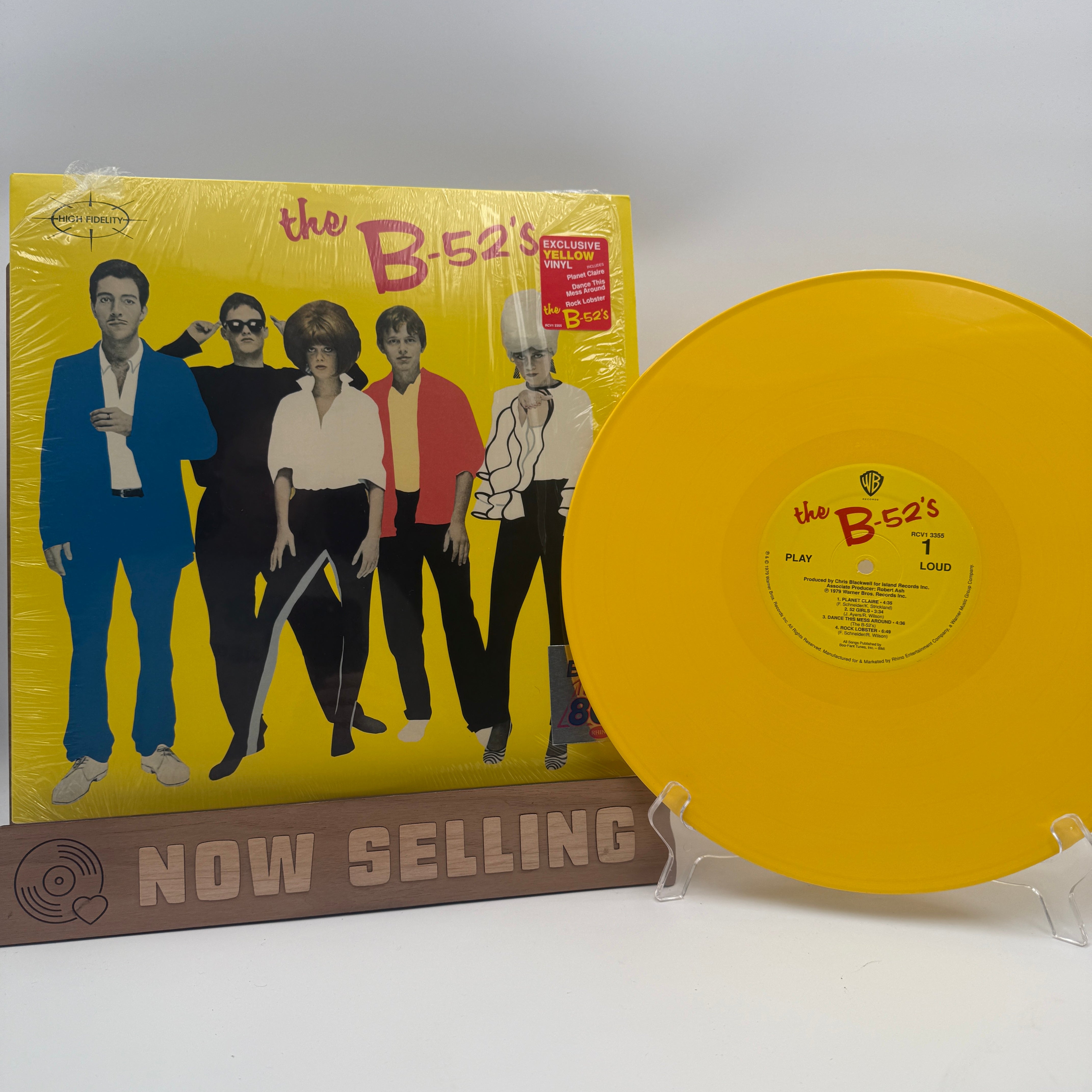 The B-52's - The B-52's Self Titled Vinyl LP Reissue Yellow Back