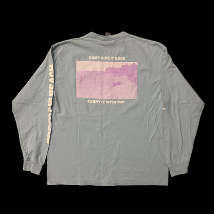 Constant Elevation Hardcore Band Baby Blue Long Sleeve T-Shirt Size XL