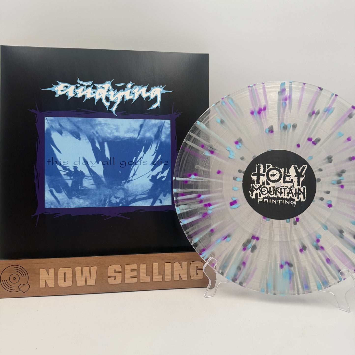 Undying - This Day All Gods Die Vinyl LP Reissue Clear Blue Purple Silver Splatter