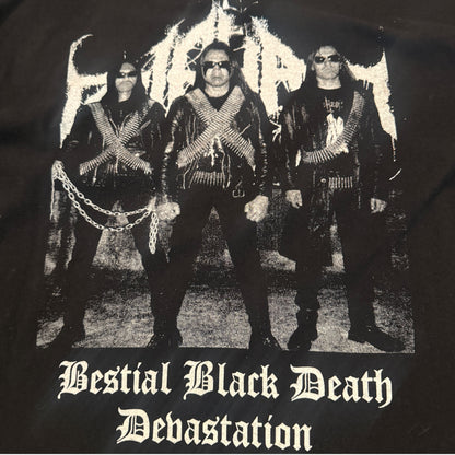 Deiphago Band Satan Cult Baphomet Long Sleeve T-Shirt Size M