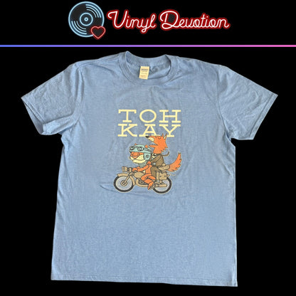 Toh Kay Band Return To Campfire 2016 Tour Blue T-Shirt Size L Streetlight Manifesto