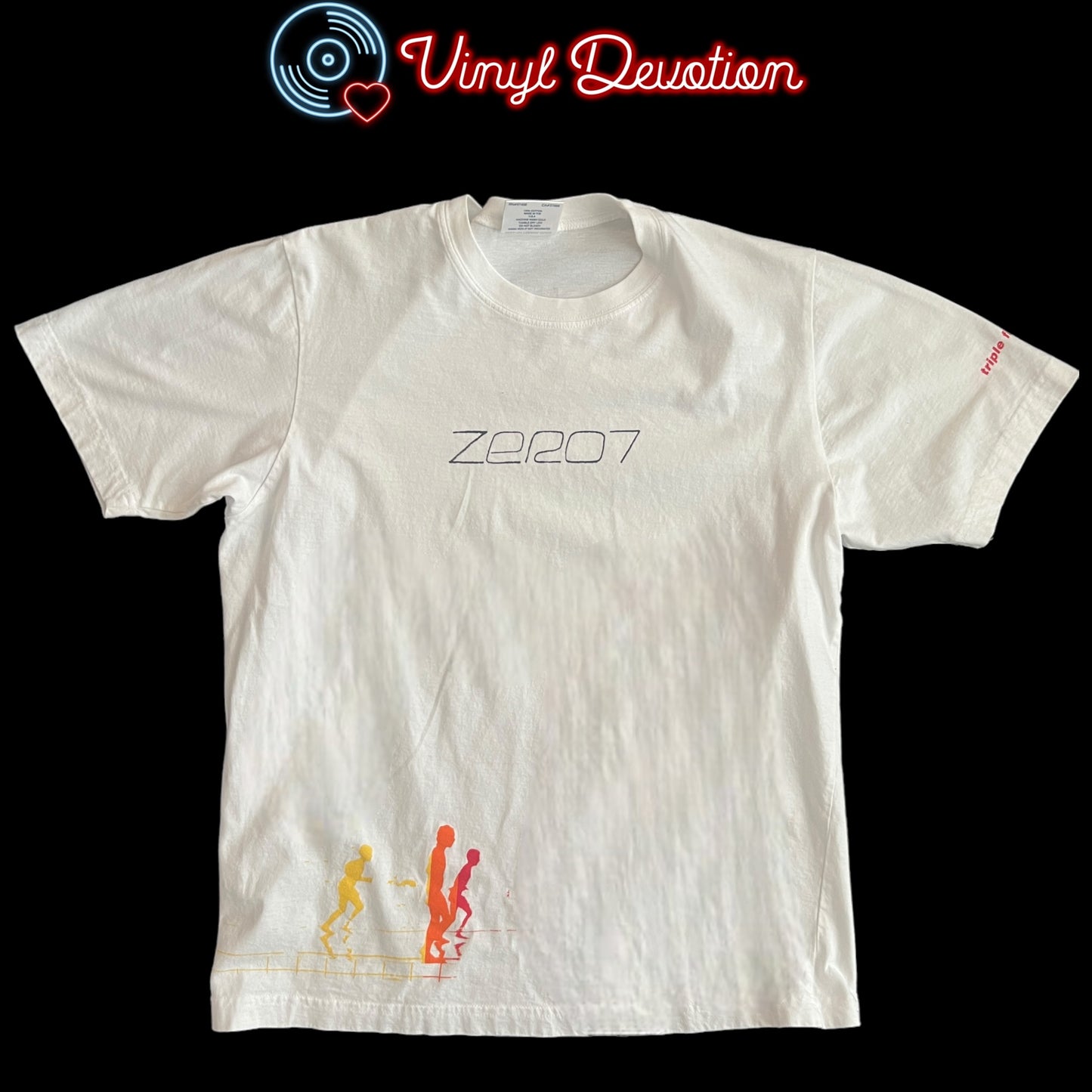 Zero 7 Band Simple Things Vintage White T-Shirt Size L