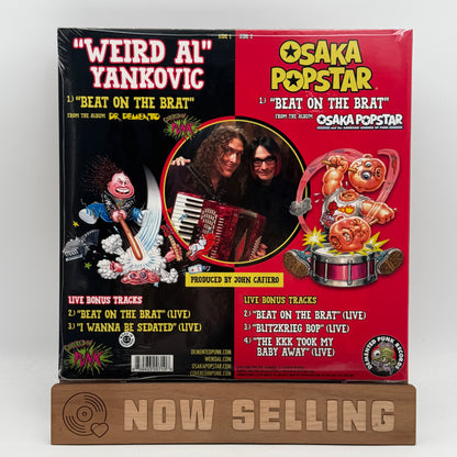 "Weird Al" Yankovic / Osaka Popstar - Beat On The Brat Vinyl 12" Red Black 50/50 SEALED