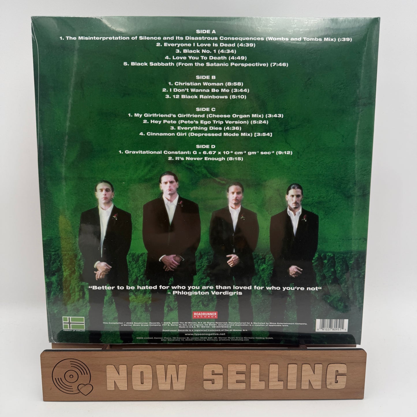 Type O Negative - The Least Worst Of Vinyl LP Reissue SEALED Rocktober