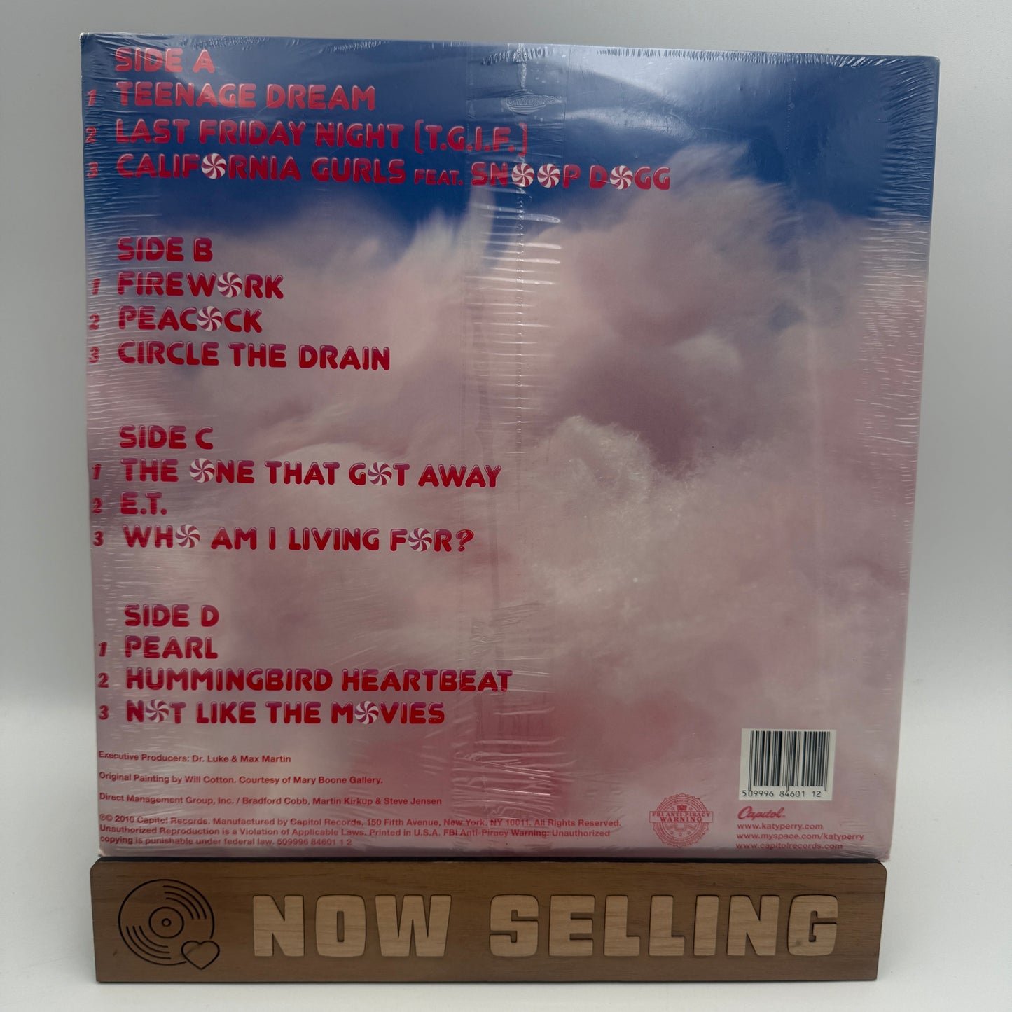 Katy Perry - Teenage Dream Vinyl LP White SEALED Original 1st Press