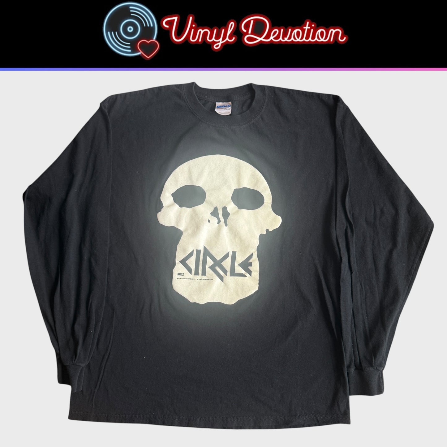 Circle Band Manner Long Sleeve T-Shirt Size L Split Cranium Ektroverde Falcon Pharaoh Overlord