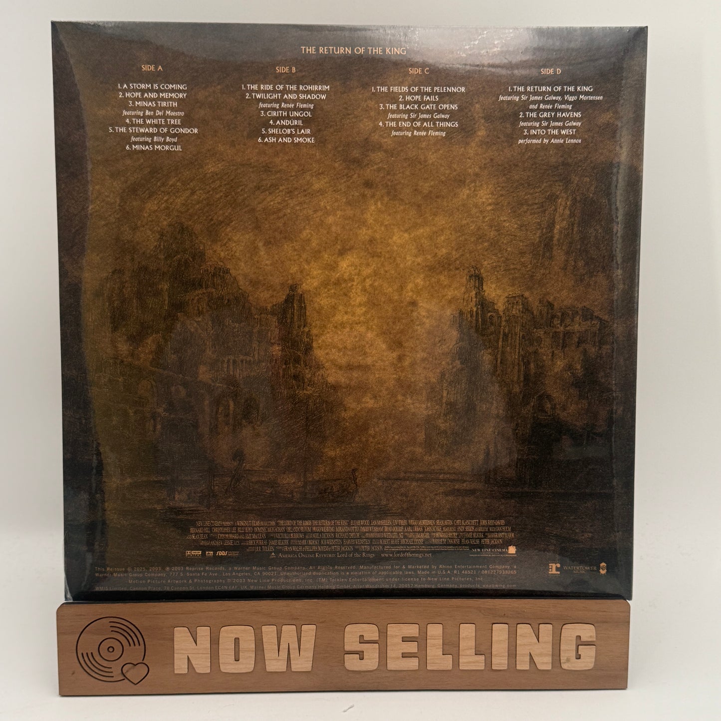 The Lord Of The Rings: The Return Of The King Soundtrack Vinyl Palantir Clear SEALED Howard Shore
