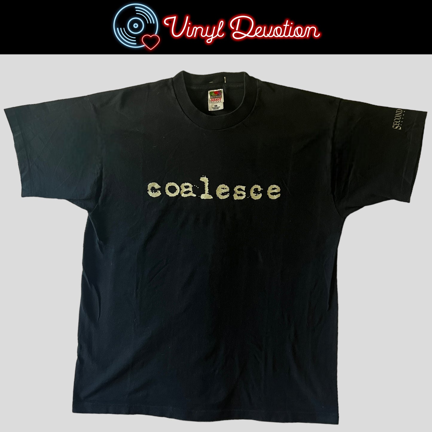 Coalesce Band Self Titled 1996 Vintage T-Shirt Size XL Second Nature Single Stitch