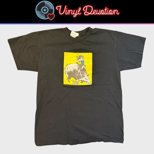 Sticky Boston Artist Boar Vintage T-Shirt L Scissorfight Quitter