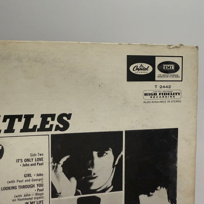 The Beatles - Rubber Soul Vinyl LP Mono US Original 1st Press T-2442 RCA