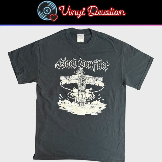 Final Conflict Band Punk Crucifixion T-Shirt Size M